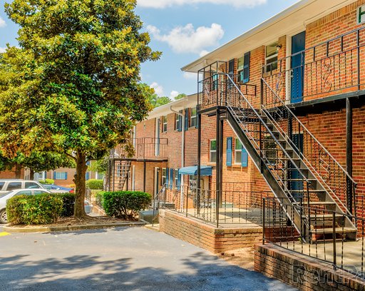 Outside view of 1204 apartments